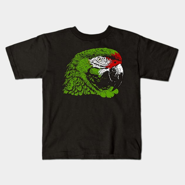 arara militar Kids T-Shirt by paulomatiazi